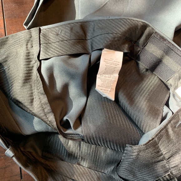 Savane Pants Savane Pleated Crosshatch Dress Pants Comfort429